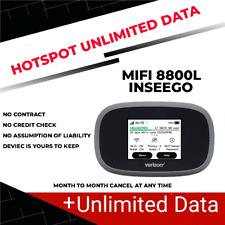 Verizon 8800L 4G LTE Hotspot Modem - Unlocked USB-C, Black, 100 Mbps, Unlimited picture