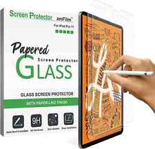 (2 pack) amFilm  iPad Pro 11 (21/19), iPad Air 5/4 (20/22),PAPERed Glass picture