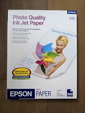 Epson Photo Quality Ink Jet Paper S041062 (100 sheets) Matte Factory Sealed picture