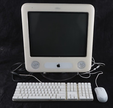 Vintage Apple eMac A1002 PowerPC G4 with Keyboard, Mouse and Power Cable Bundle picture