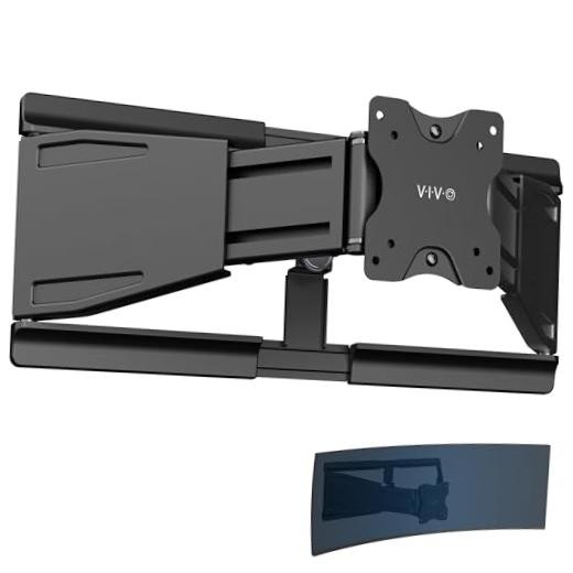 Telescoping Ultrawide Monitor Wall Mount, Fits up to 49 inch Ultra-wides,