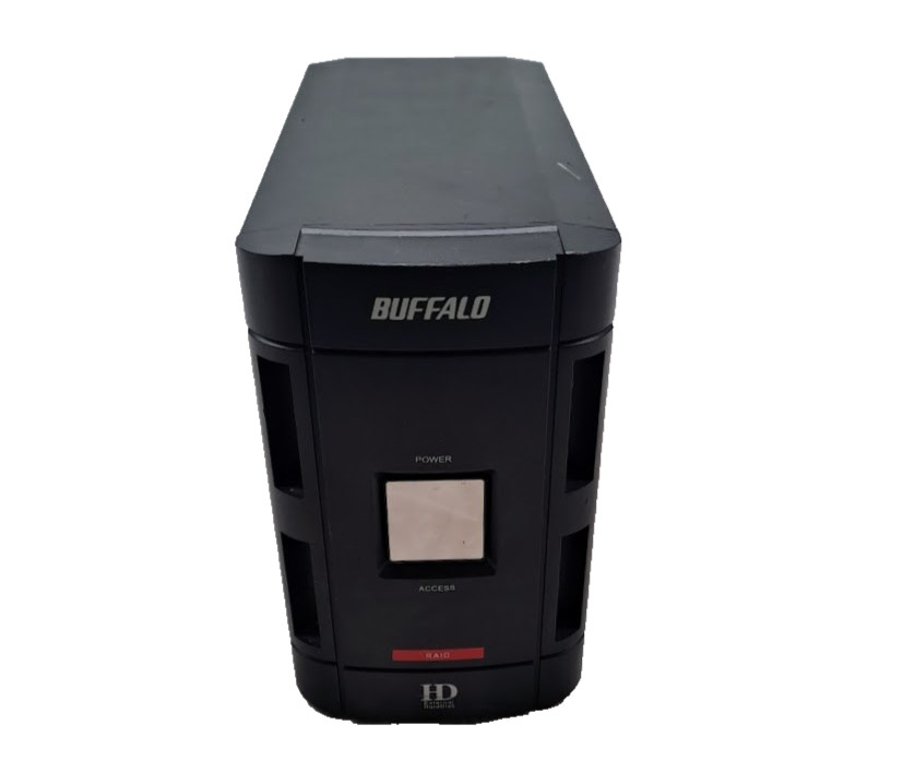 Buffalo HD-W1.0TIU2/R1 2x500GB HDD External Drive/no Power cord