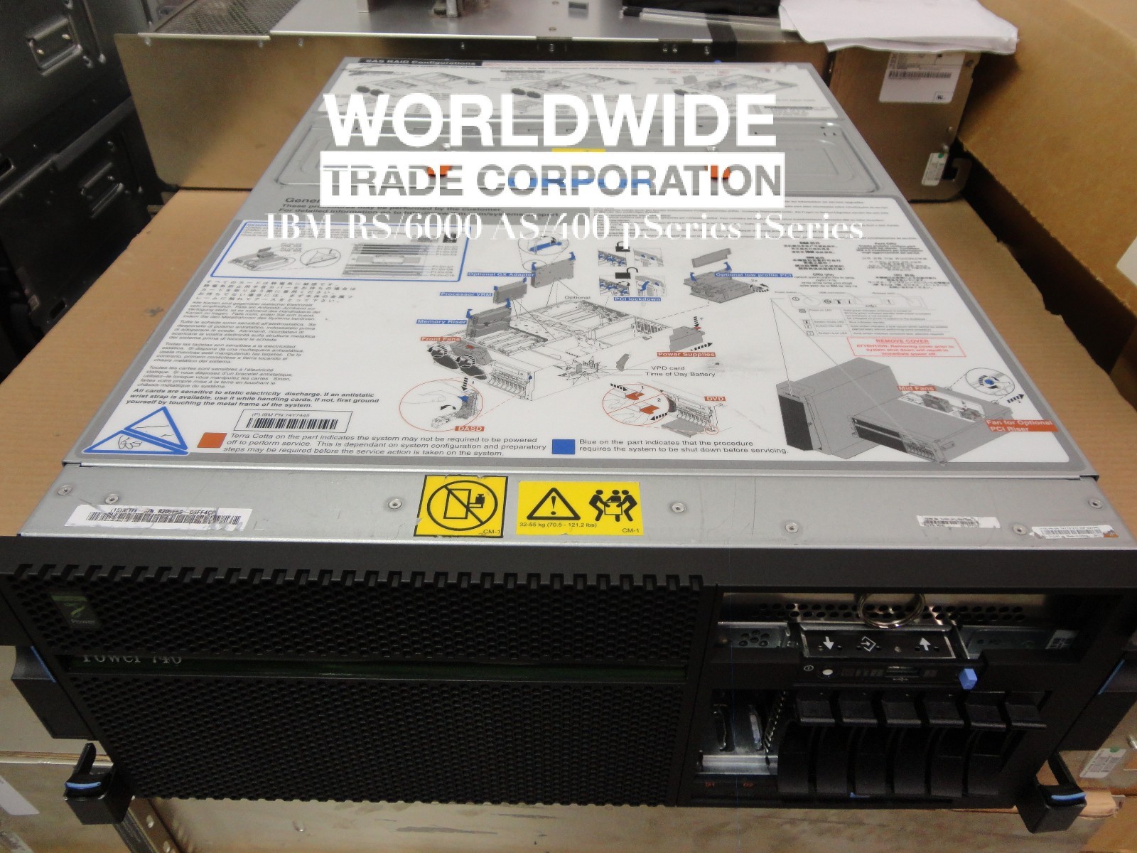 IBM 8205-E6B P740 3.55 GHz 8-Core POWER7 message to configure, powerVM std