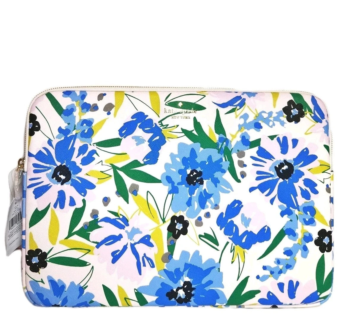 💙 KATE SPADE KK948 Madison Floral Laptop Sleeve Cream / Multi NWT🎀NEW 🎁NIP