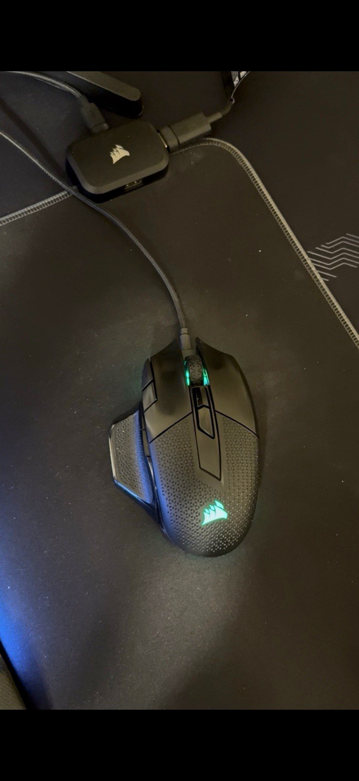Corsair Nightsword RGB Wired USB Optical Gaming Mouse 18000 DPI 8-Button Black