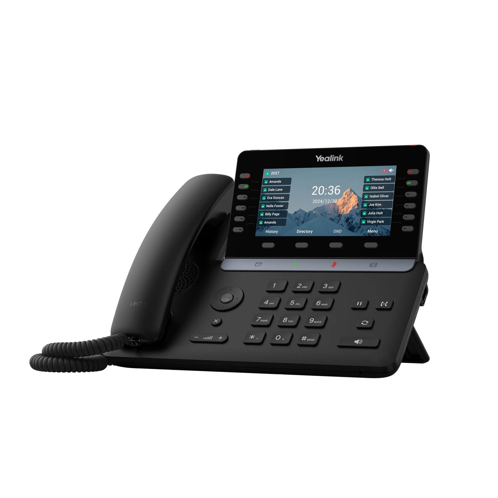 Yealink SIP-T85W – 1301220 - Wi-Fi IP Phone - 16 SIP Accounts - 5.5-inch Color