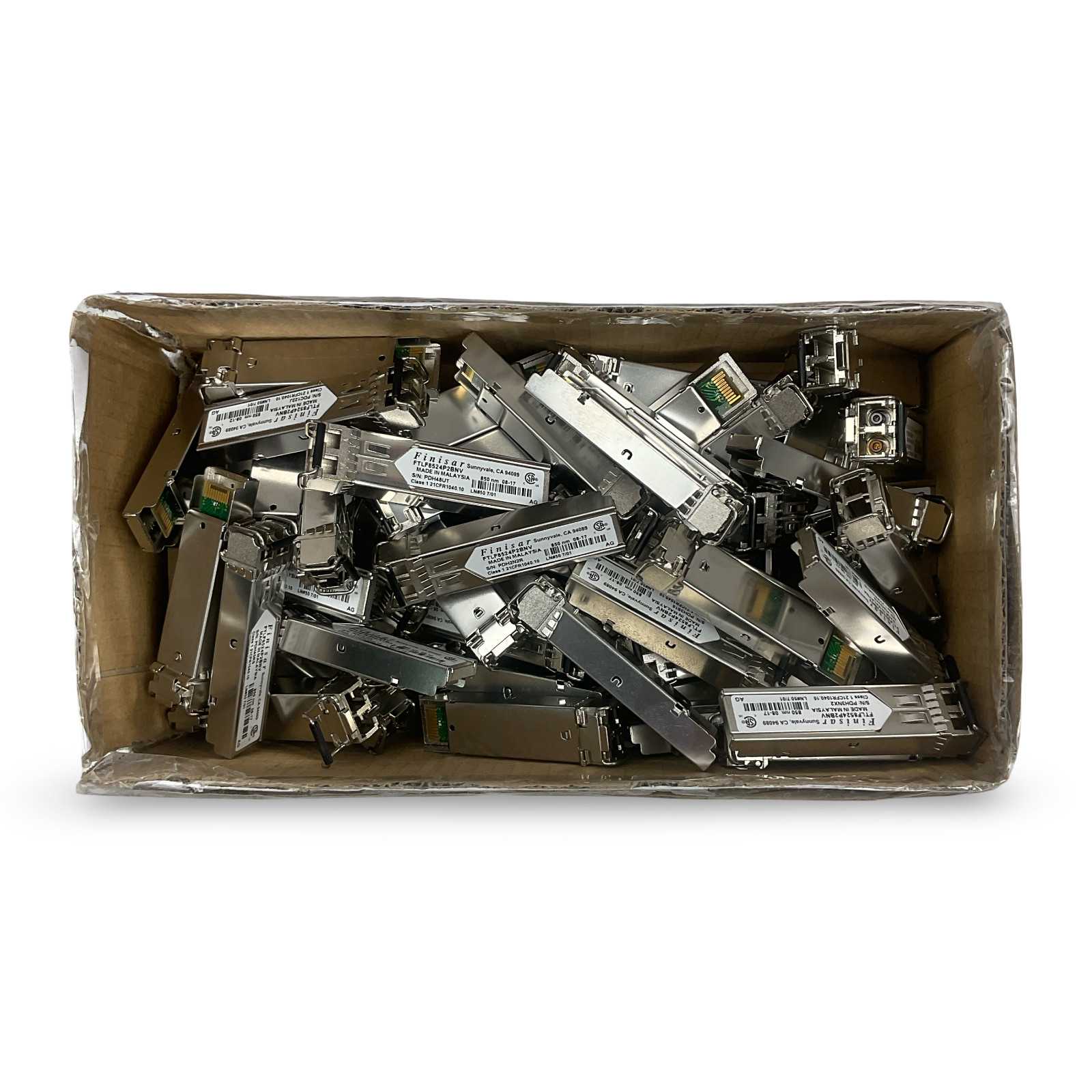 Lot Of 64 Finisar FTLF8524P2BNV 4Gb Fibre Channel SFP Transceivers