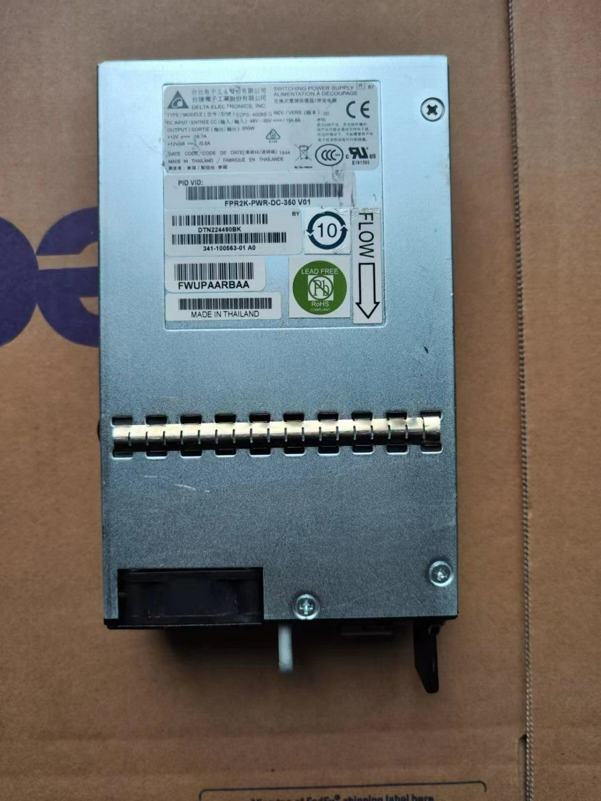 Cisco FPR2K-PWR-DC-350 DC Power Supply 341-100675 for Firepower 2100 Series good