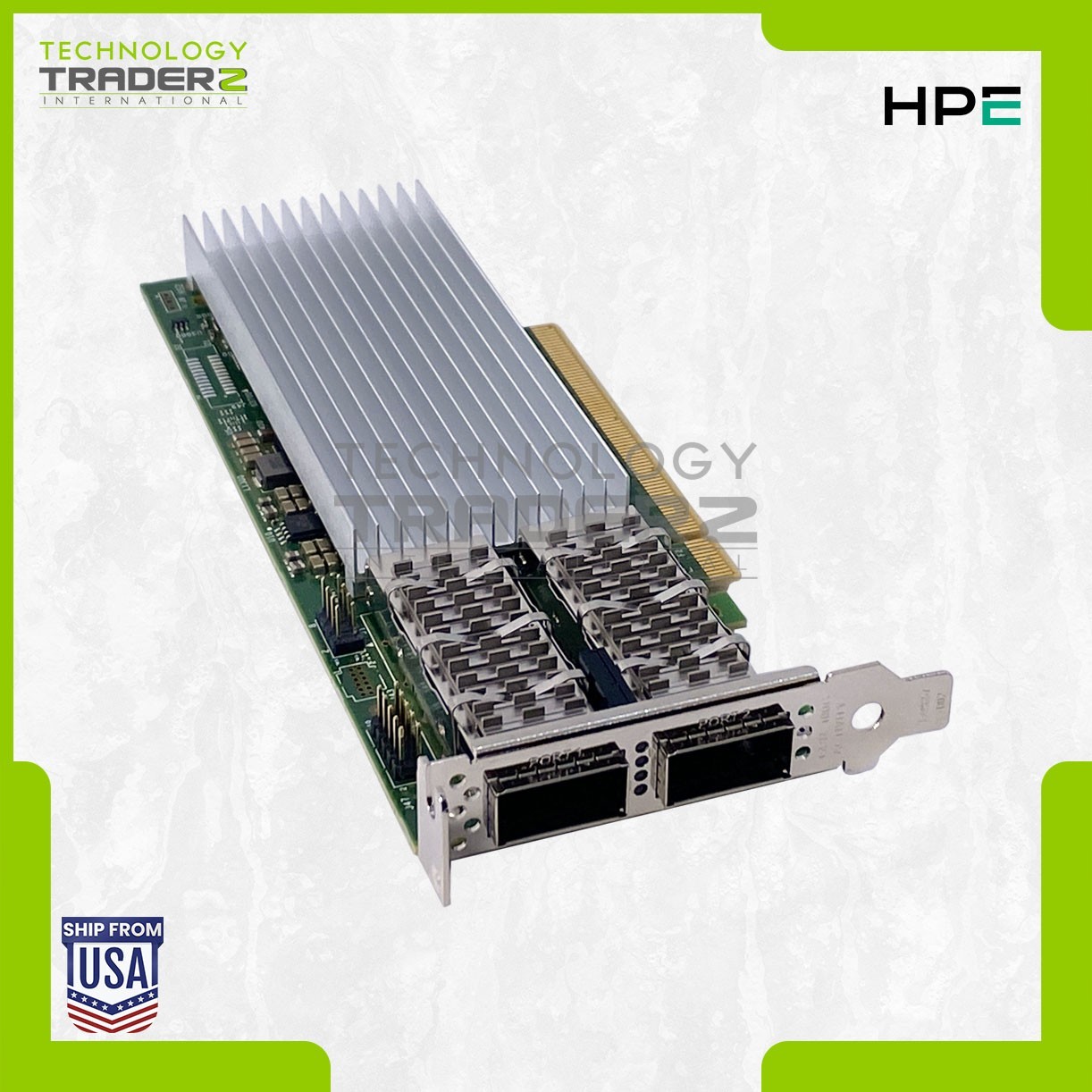 HPE E810-CQDA2 2-Port 100Gbps QSFP28 PCI-E Ethernet Card P21112-B21 P22201-001