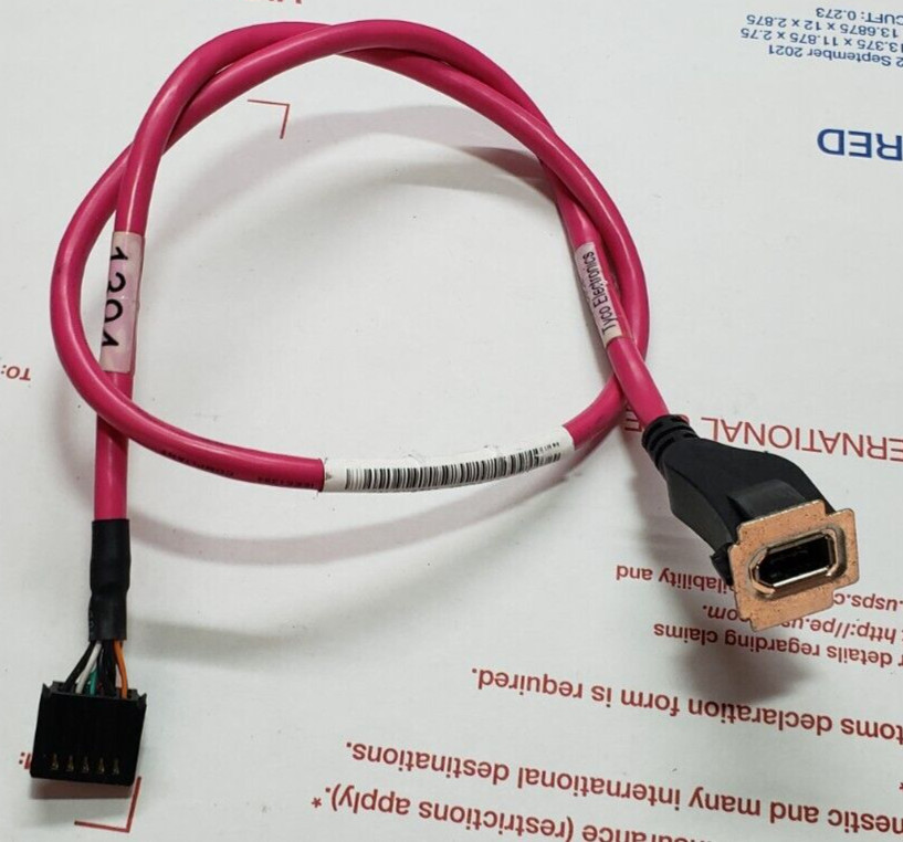 Dell X8711 Dimension 9100 Precision WS380 1394 Cable 26" CN-0X8711  IEEE1394 Fem
