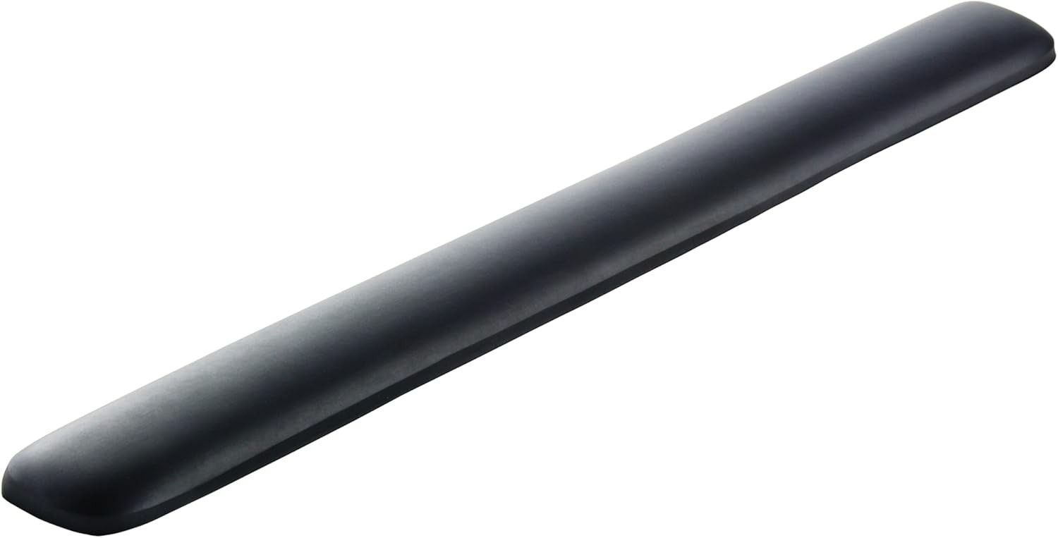 3M Gel Wrist Rest for Keyboards, Soothing Technology and Medium, Black 