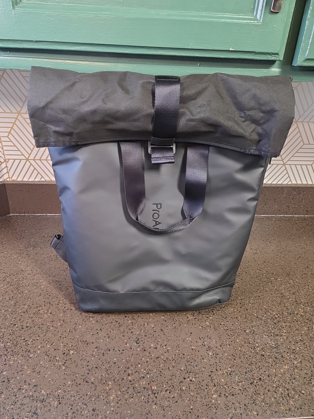 ASUS ProArt BLACK NYLON CANVAS FLAP BUCKLE LAPTOP BAG SHOULDER BAG BACKPACK