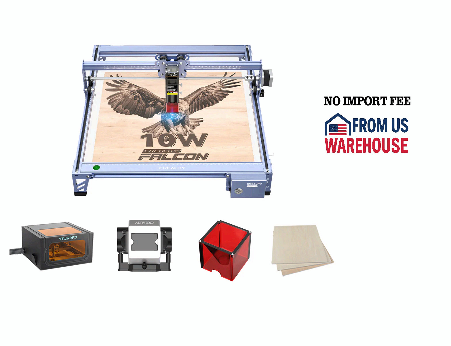 Creality Falcon 10W CR-Laser Engraver and Cutter Protection Kit, Protection Kit