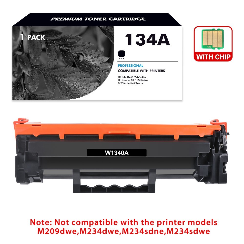 WITH CHIP W1340A 134A Toner Cartridge for HP LaserJet M209dw MFP M234sdw LOT