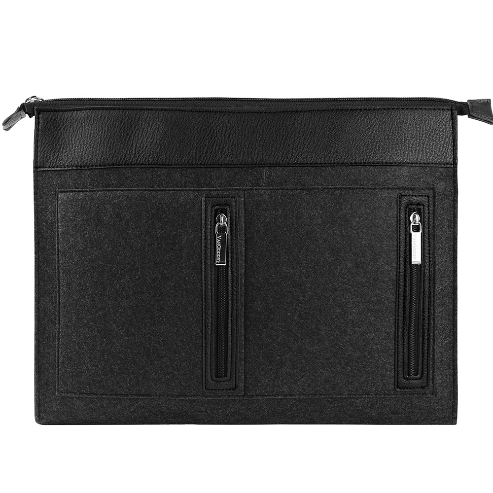 Woolen Felt Laptop Sleeve Case Cover Bag For 10.1"-17.3"Dell HP Lenovo Acer Asus