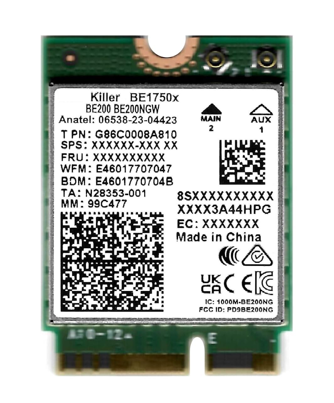 HighZer0 Electronics BE1750x Killer Series Upgraded BE200 WiFi 7 Card | Gaming