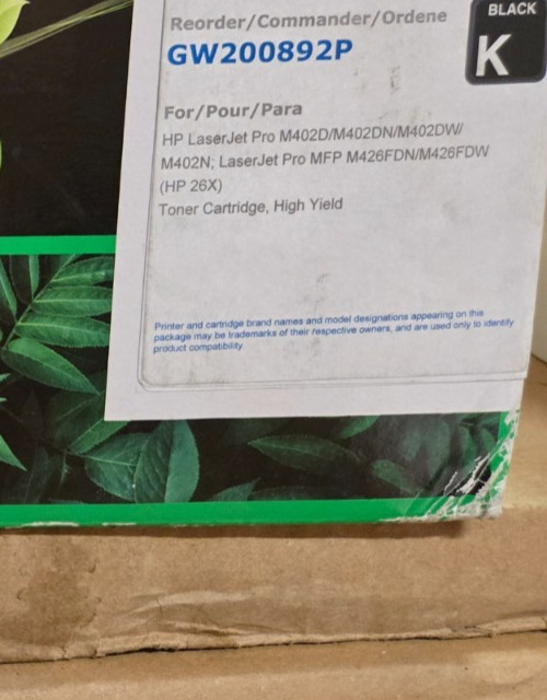 High-Yield Black  LaserJet Toner Cartridge Replacement