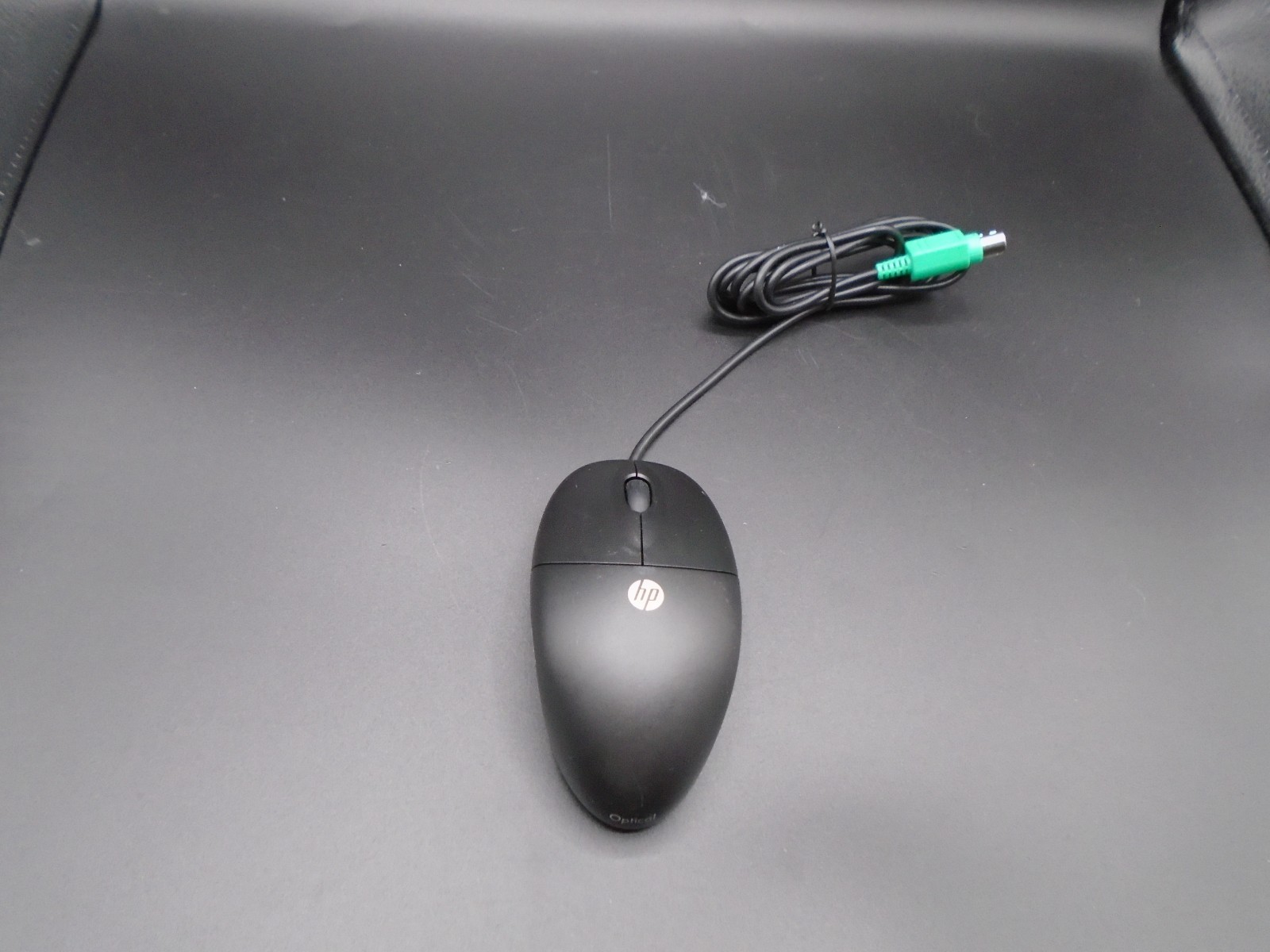 2X Genuine HP M-SBF96 Black Three Button PS/2 Optical Scroll Wheel Mouse