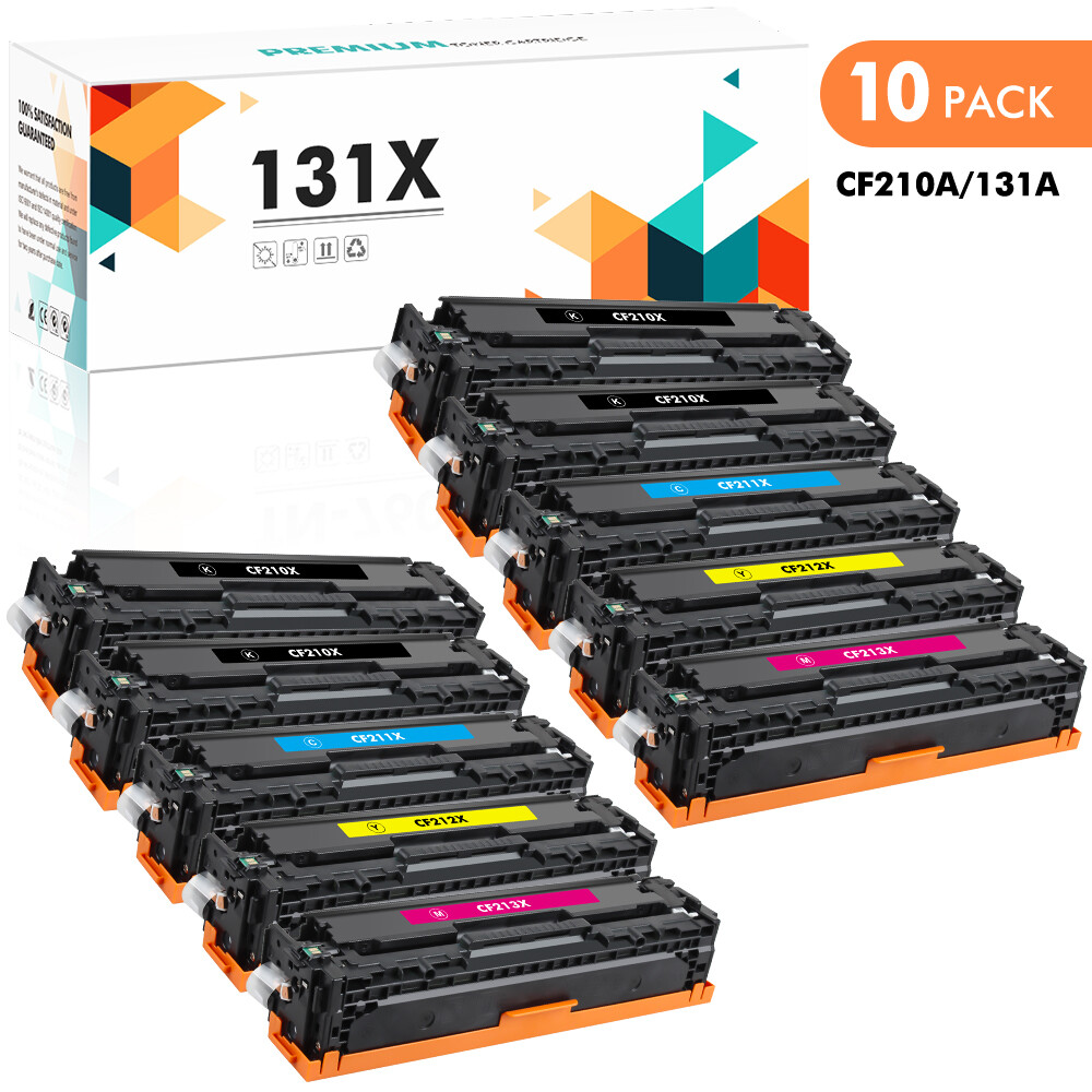 10PK CF210A 131A Toner Set for HP LaserJet Pro 200 Color M251n M251nw MFP M276nw