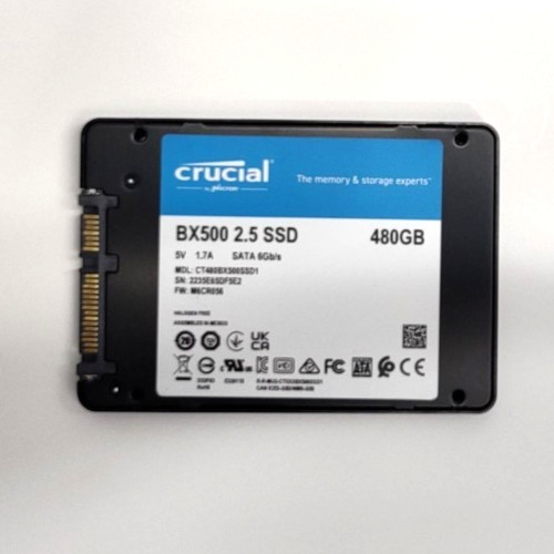 Crucial BX500 480GB Internal SSD 2.5" SATA III CT480BX500SSD1 TH495
