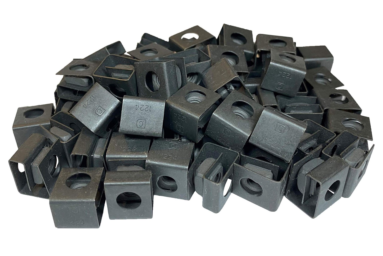 Black 1224 Slideon Cage Nuts 50 PCS USA Made Server Rack Mount
