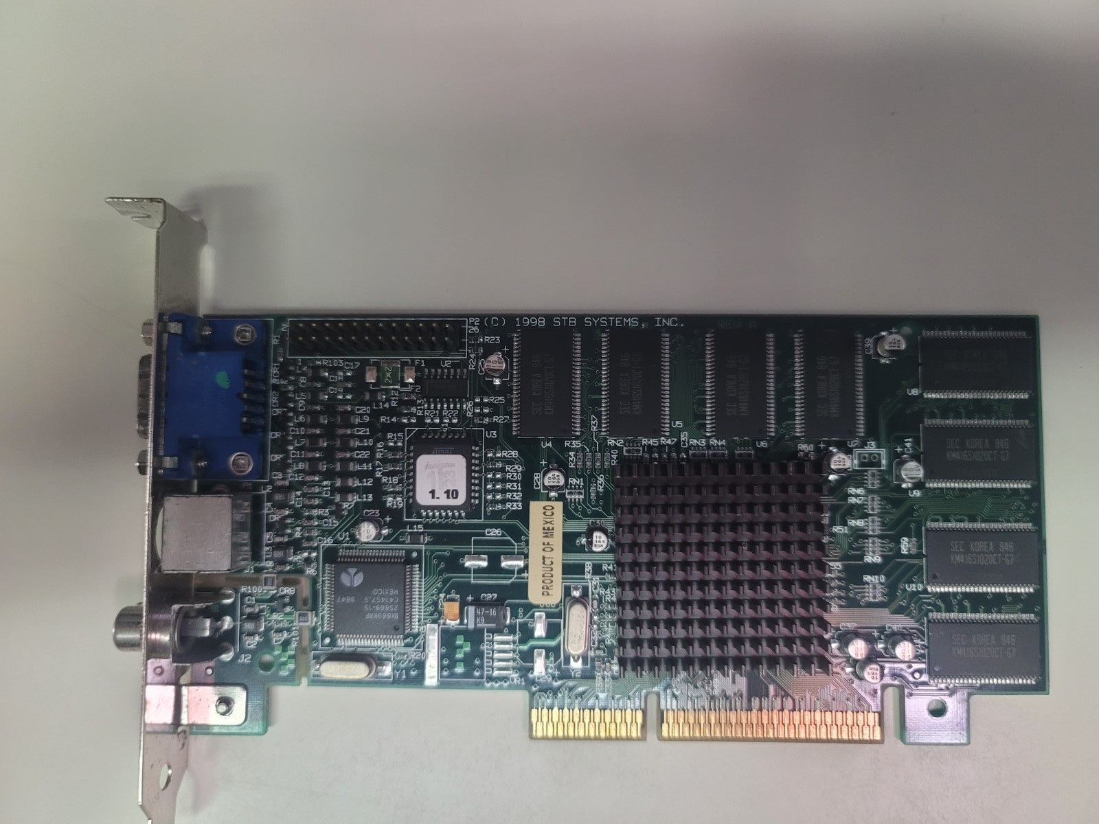 2 x STB SYSTEMS RIVA TNT 16 MB AGP VIDEO CARD 210-0348-00X MXB12