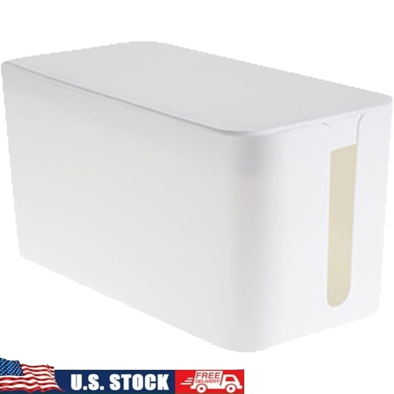 Multifunctional Cable Management Box Organizer Home Office & Gaming Accessories