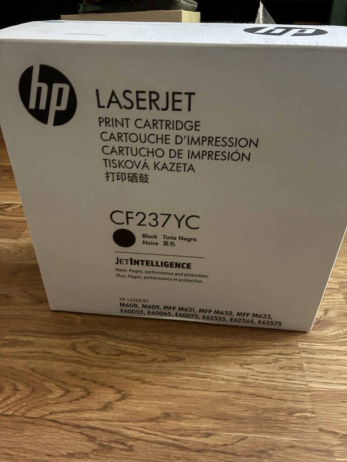 New OEM Sealed HP LaserJet CF237YC Black Toner Cartridge HY White Box