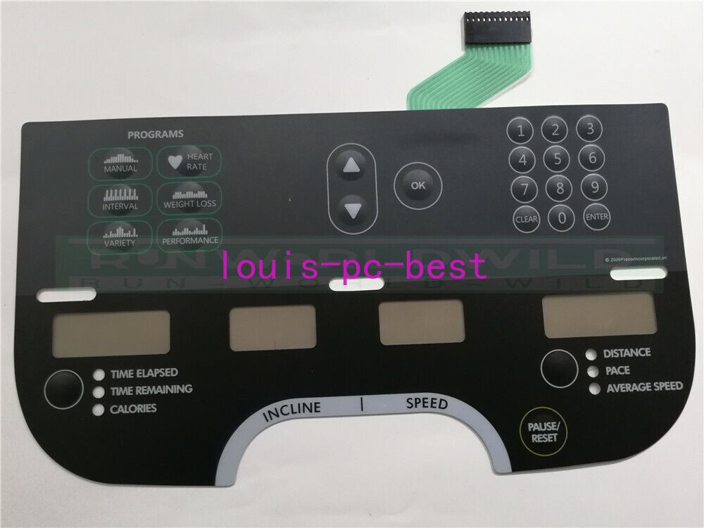 1PCS NEW Membrane Keypad FOR Precor 932i Treadmill Panel Switch Button Film