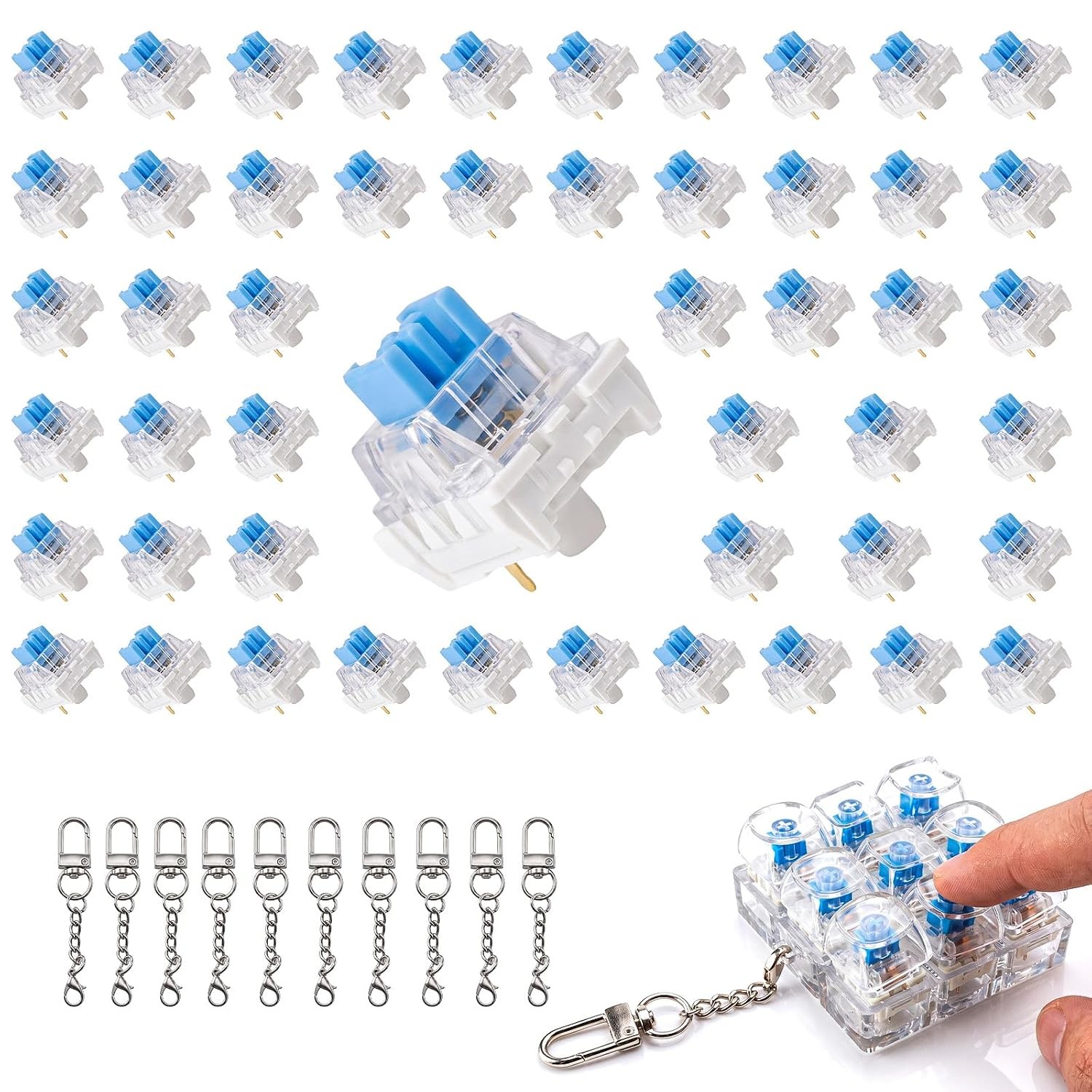 Mechanical Keyboard Switches 50-Pack