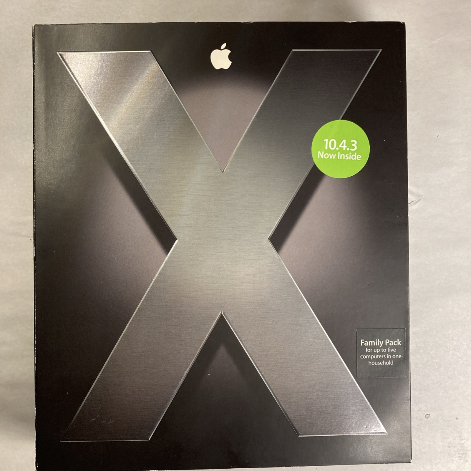 Apple Mac OS X v10.4.3 Tiger - DVD (MA190Z/A), Brand NEW SEALED, RARE