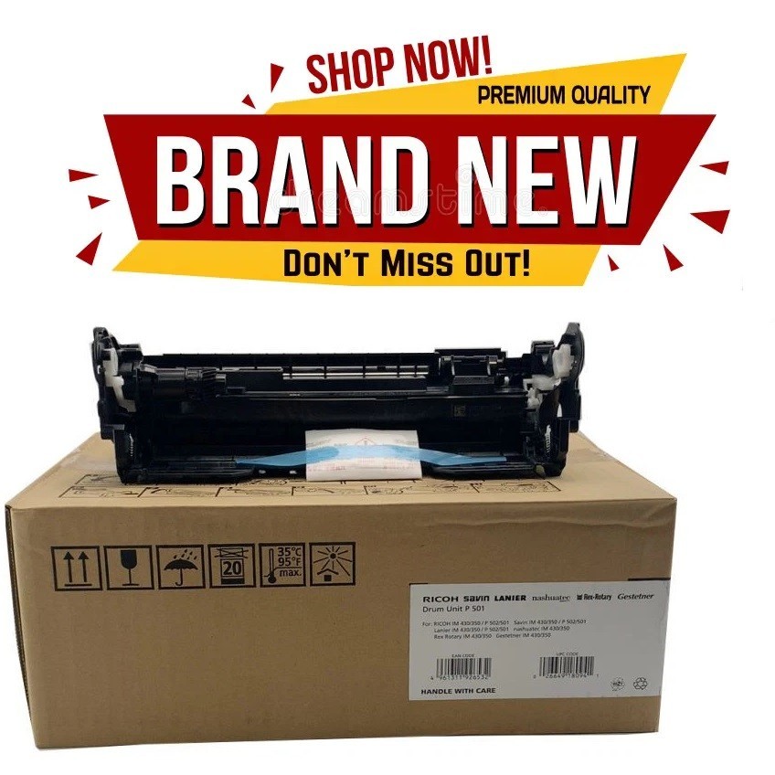 Genuine Ricoh 419095 (418094) Black High Yield Drum Unit