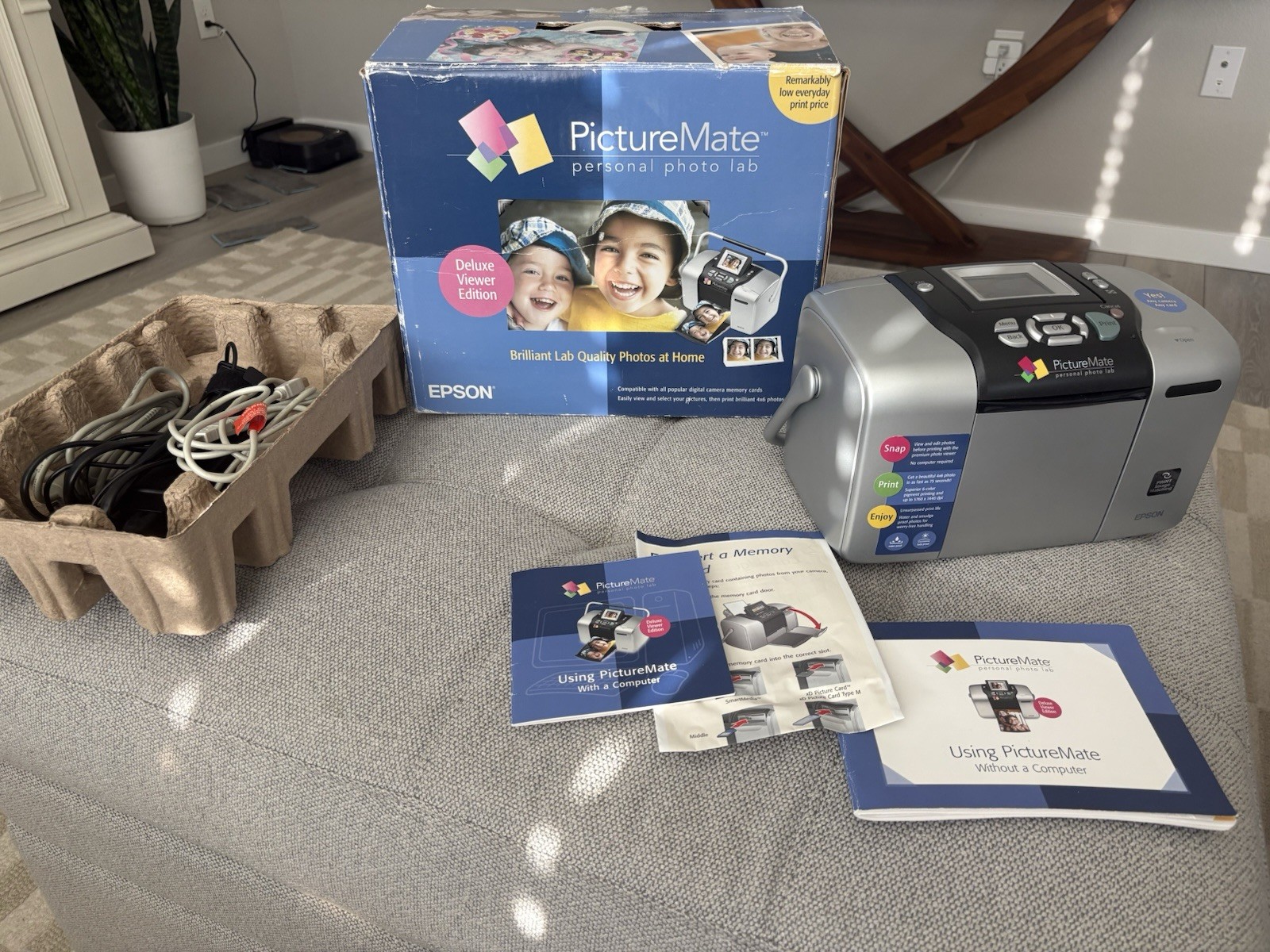 Epson PictureMate Personal Photo Lab printer Tested Works Open box