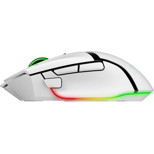 NEW Razer - Basilisk V3 Pro 35K Wireless Ergonomic Gaming Mouse WHITE