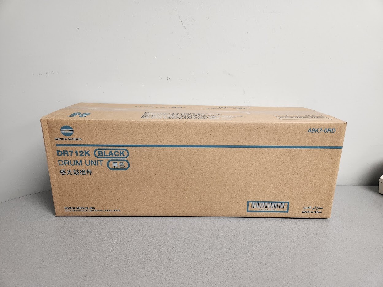 Konica Minolta DR712K, A9K70RD, Black Drum Unit Bizhub C659, C759