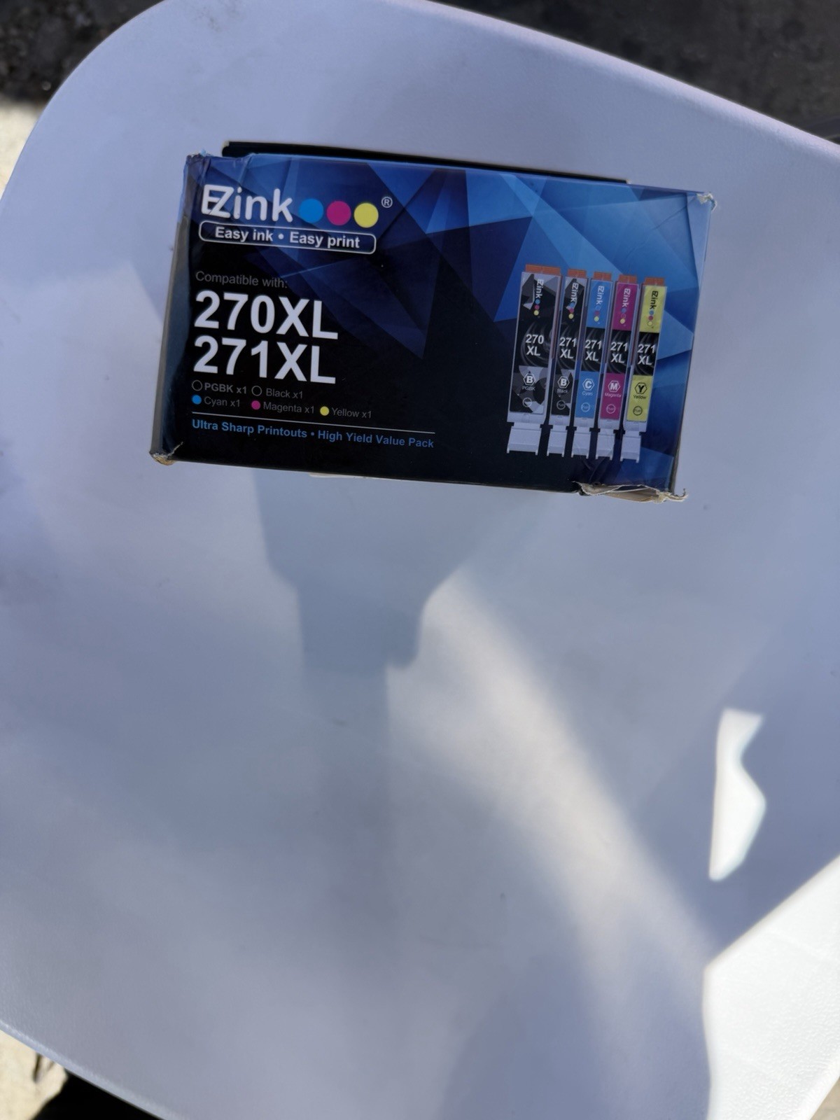 E-Z Ink 270XL 271XL High Yield Value Pack for Canon, Black/Cyan/Magenta/Yellow