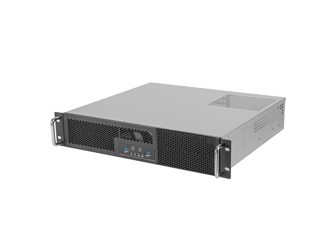 Silverstone RM23-502-MINI 2U dual 5.25" drive bay Micro-ATX rackmount industrial