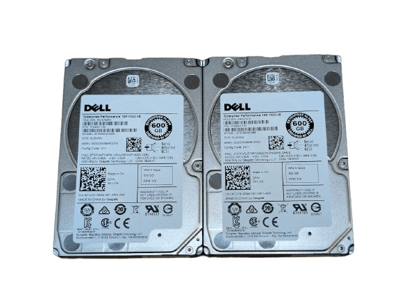 LOT OF 2 Dell 600GB K1JY9 6Gb/s SAS Server Hard Drive ST600MM0088