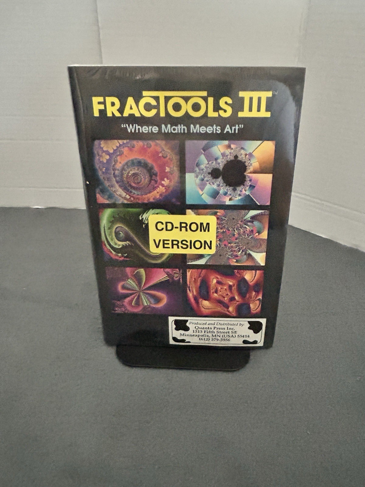 FracTools III VTG CD-ROM Fractal Generator Mathematics Graphics DOS PC Software