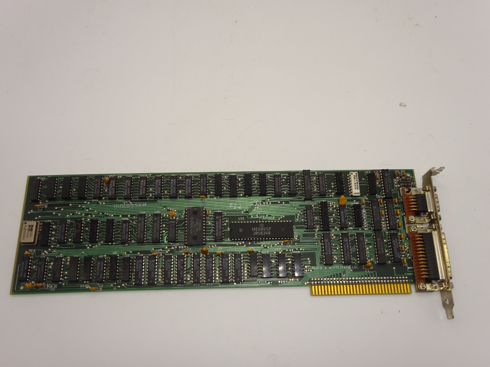 IBM 1501483 XM 8 BIT ISA MONOCHROME GRAPHICS AND PARALLEL CARD #M2468