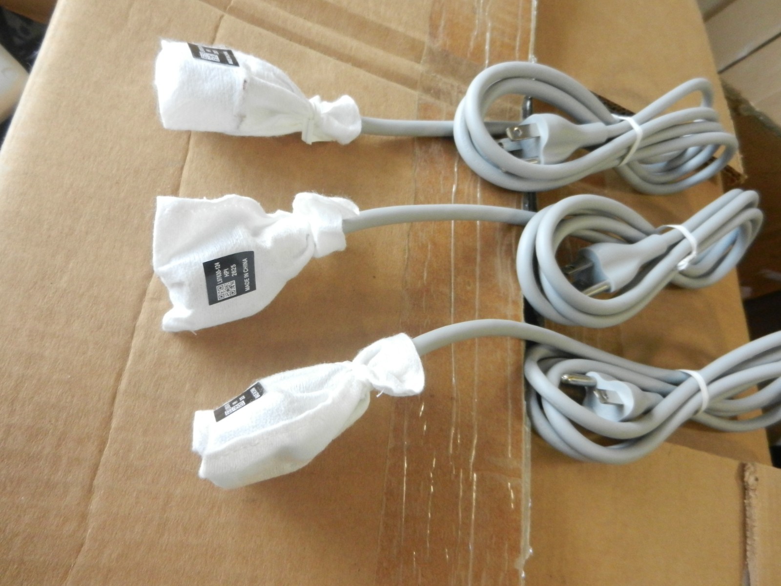 3X LOT * L97630-124 HP Gray 6' 3 Prong Computer Power Cords HPi 4822  / HPI 2924