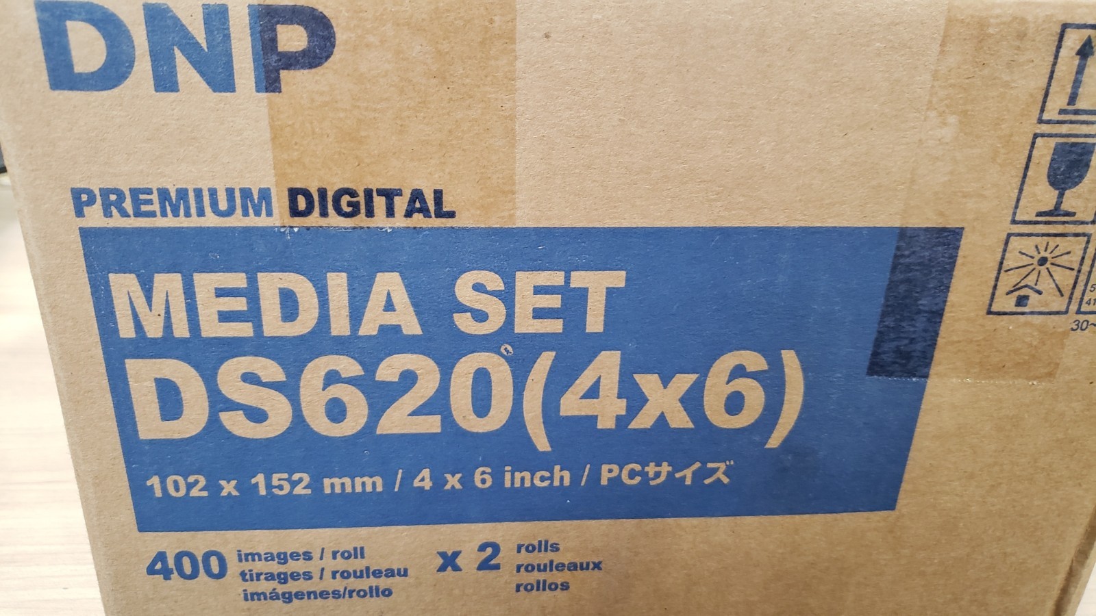 DNP DS620 Dye Sub Media Kit, 800 4"x 6" Prints for DS620A Printer, DS6204X6  (OP