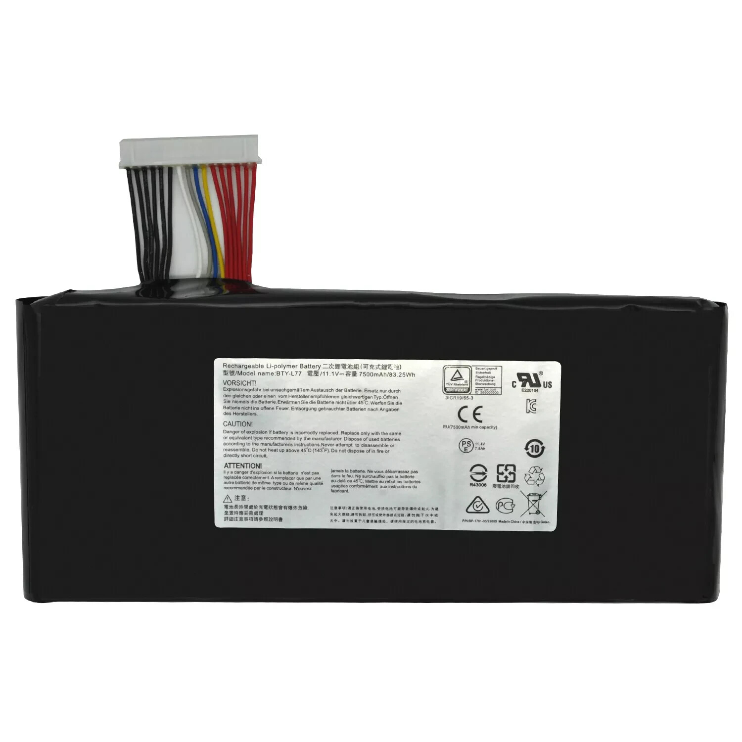 Genuine BTY-L77 Battery fr MSI GT72 2PE 2QD 2QE 6QD 6QE GT72S 6QD 6QE 6QF GT72VR