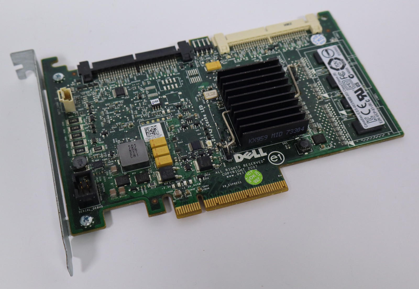Dell PowerEdge PERC 6i SAS SATA PCIe Raid Controller T774H