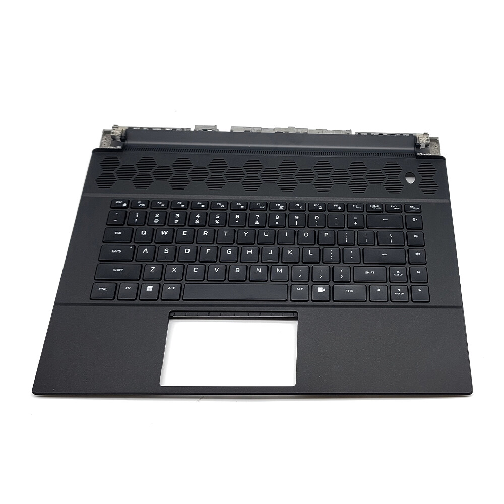 New For Dell Alienware M16 R1 Palmrest Backlit Keyboard 0CGM3Y Black Upper Case