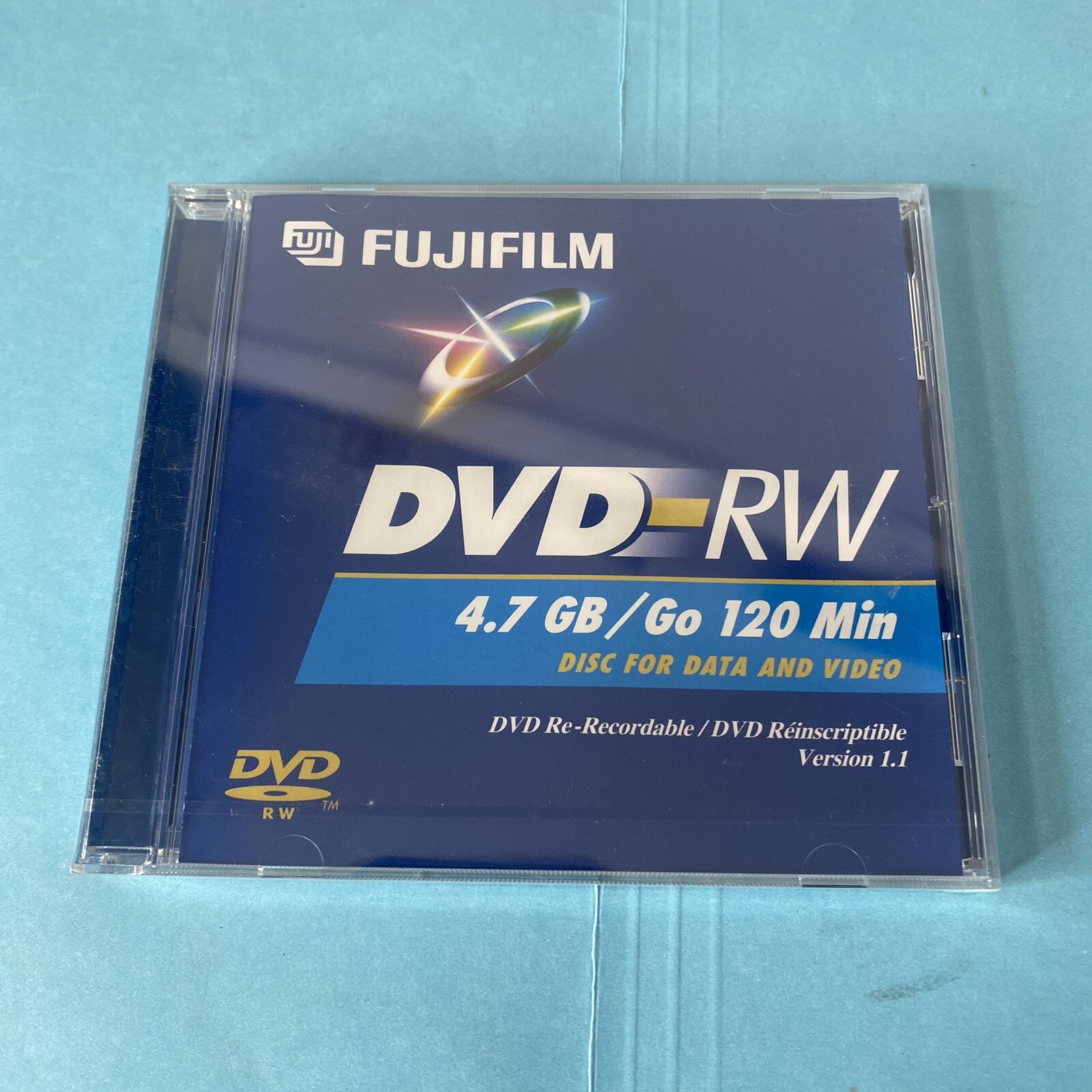 DVD-RW FujiFilm Fuji 4.7 GB/Go 120 Minutes Re-Recordable New Sealed