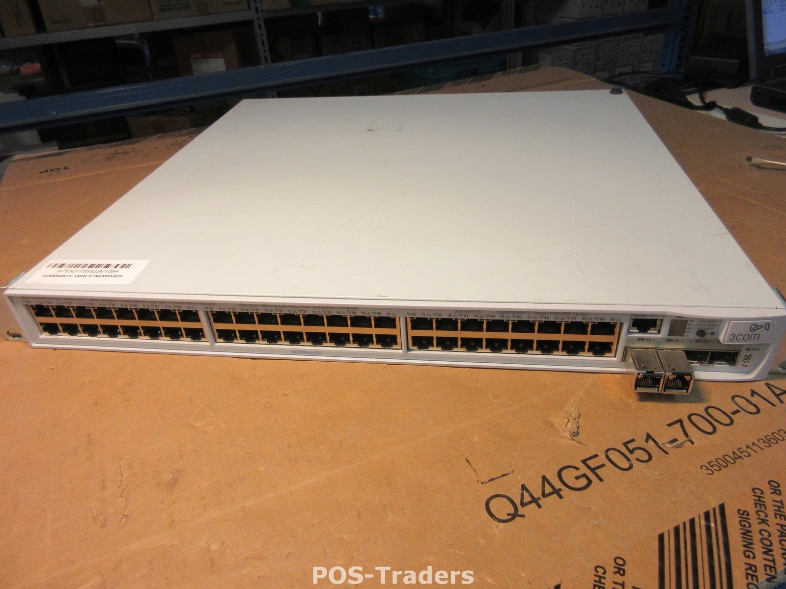3Com 4500 3CR17572-91 PWR 50 Port PoE Managed Ethernet Network Switch INC 2X SFP
