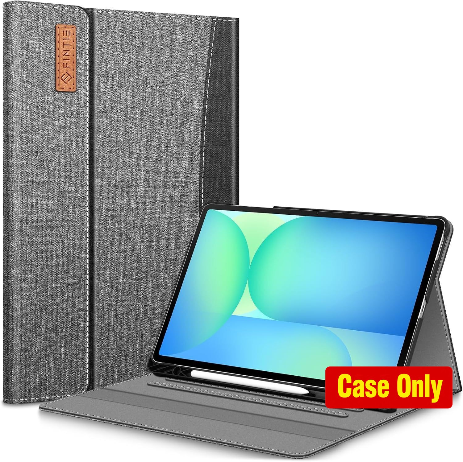 Portfolio Case for 2025 Samsung Galaxy Tab S10 FE Plus 13.1" with S Pen Holder