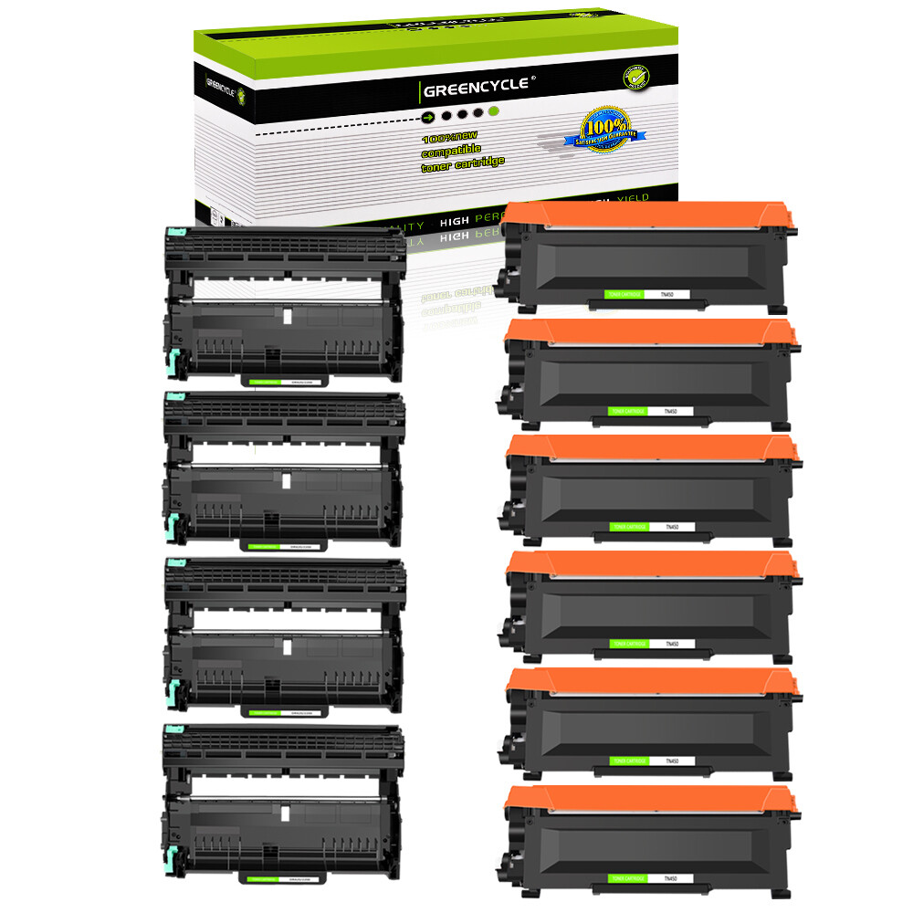4PK DR420 Drum + 6PK TN450 Toner Compatible with Brother DR450 HL-2242D MFC-7240