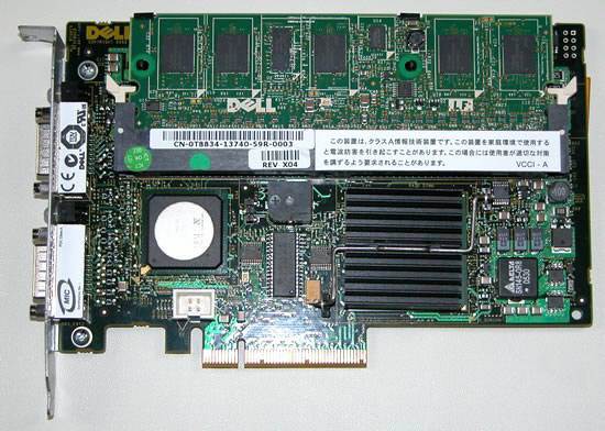 Dell PERC 5/E PCI-E SAS RAID Card 256MB BBU. XM768 DM479 for PE 2950 2900 MD1000